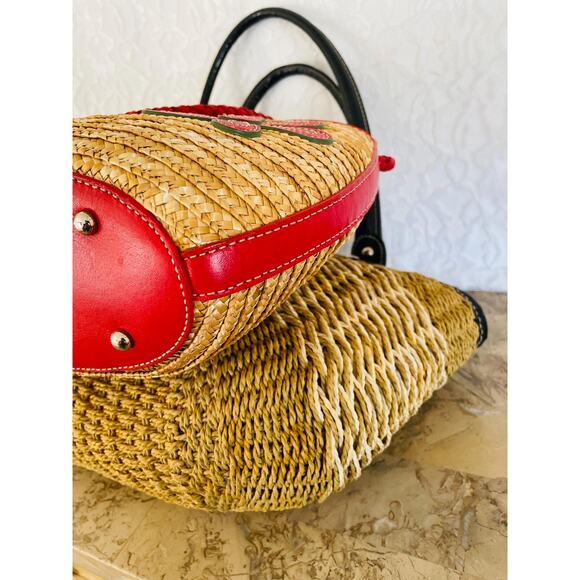 Y2K Wicker Shoulder Bag Bundle: Chadwick\'s, Preston & York Purses